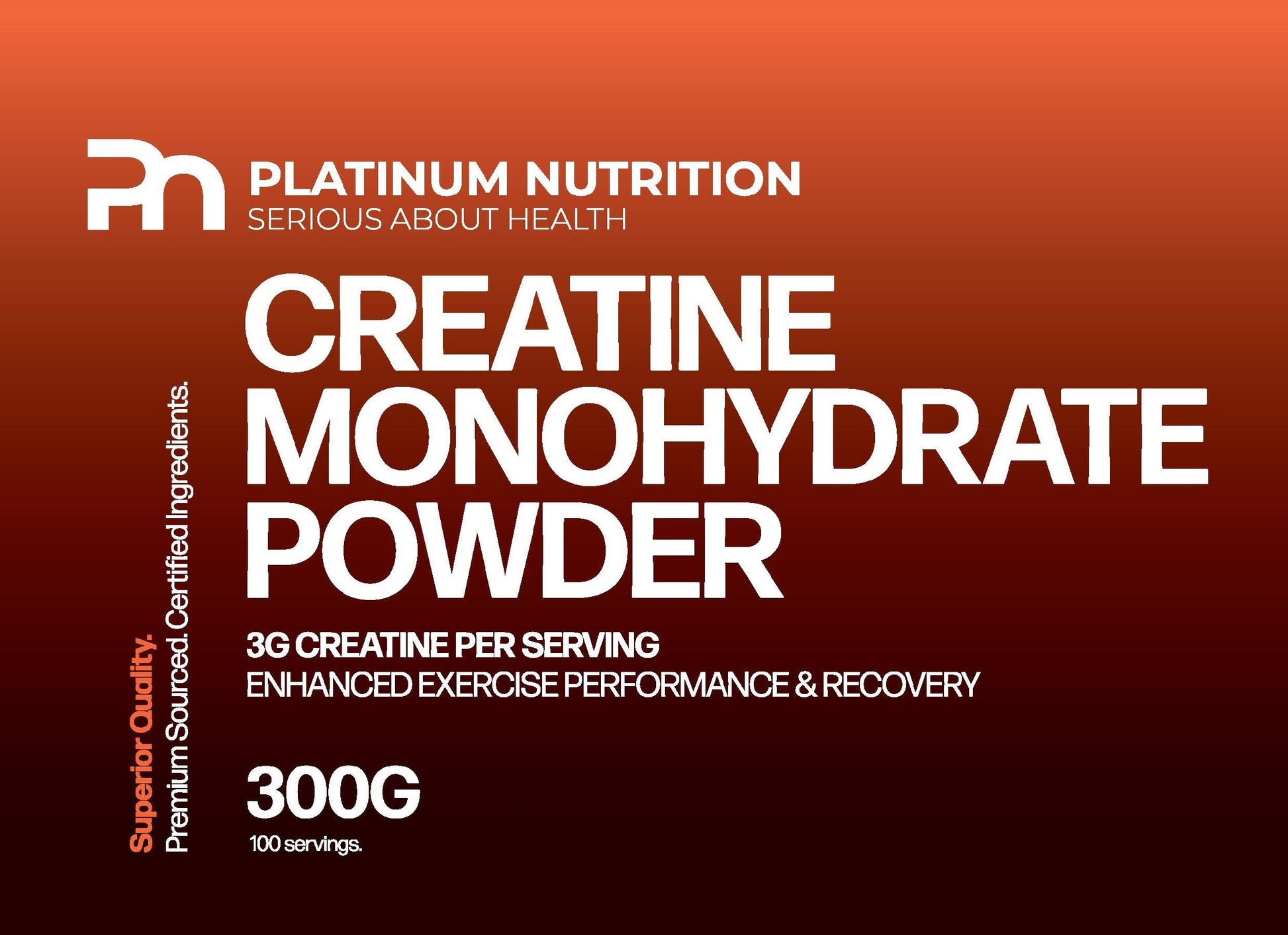 CREATINE MONOHYDRATE POWDER